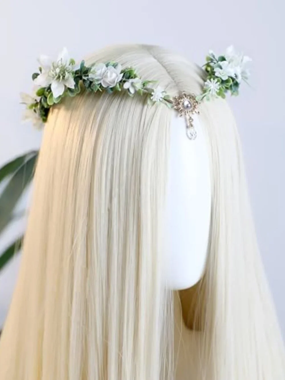 Handcrafted Woodland Flower Elf Crown Fairy Circlet Renfaire